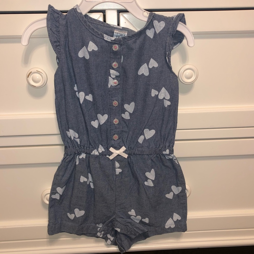 Carter’s baby girl romper 18 months